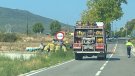 Una conductora ferida en un accident a Montblanc 