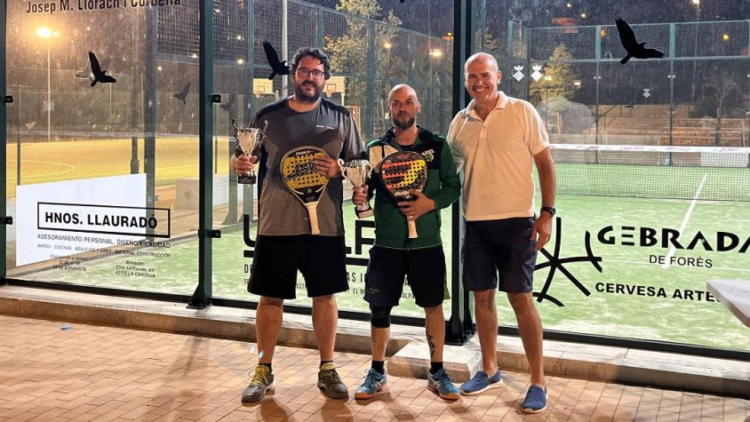 Albert Miró i Jordi Fàbregas es proclamen campions del 5è torneig del campionat de pàdel de Forès