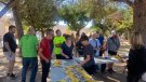 Pira celebra amb una caminada, una ofrena floral i un vermut la Diada