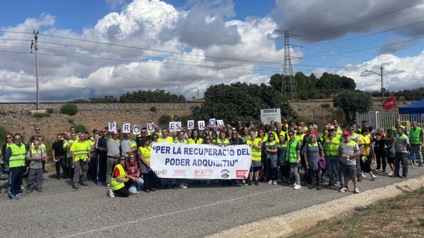 Treballadors de Mahle de Montblanc augmenten la pressió i anuncien jornades de vaga a l'octubre