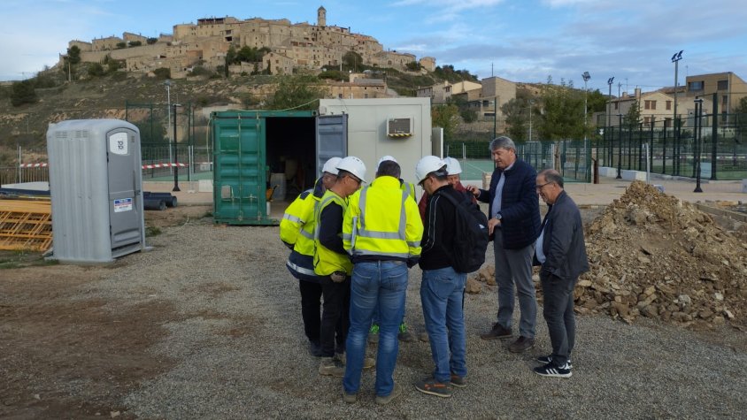 Forès comença les obres d'un edifici de serveis i un magatzem a la zona esportiva