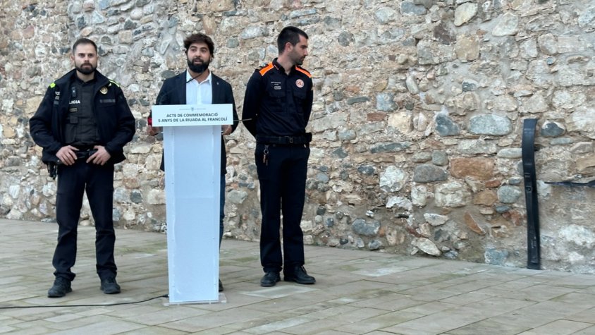 Montblanc recorda els 5 anys de la riuada del 2019 instal·lant un monument