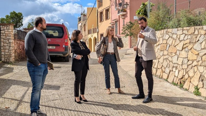 Marc Rovira trasllada a la delegada del govern una petició d’ajuda econòmica per les esquerdes de Barberà de la Conca