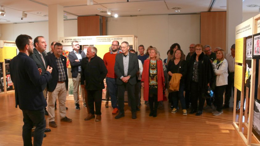La mostra 'Pagesos contra Franco. 1974-1979' es podrà visitar fins el 25 de febrer al Museu Terra de l'Espluga de Francolí .