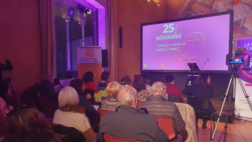 Activitats a la Conca de Barberà per al Dia Internacional per a l'erradicació de les violències vers les dones