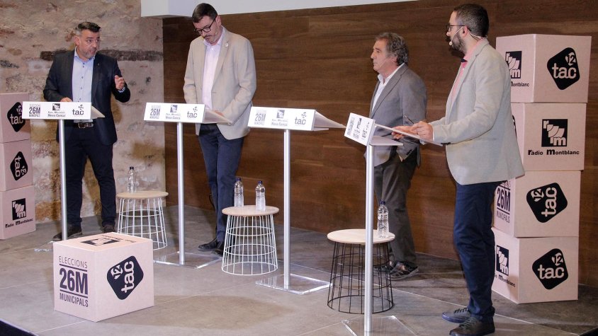 Primer i únic debat electoral a l'alcaldia de Montblanc