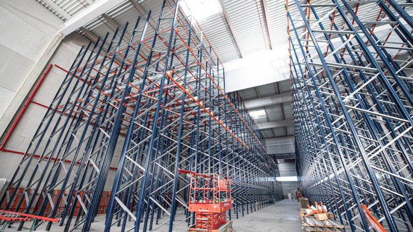 L'empresa Gomà-Camps està construint un nou centre logístic semiautomàtic a Vilaverd
