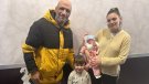 Noa Carreras González, primer nadó de la Conca de Barberà nascut al Pius el 2025