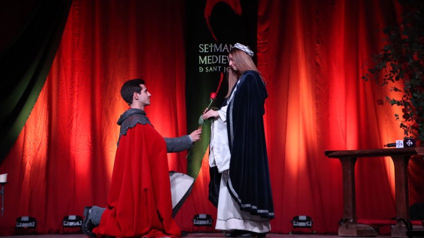 Abril Parrilla i Àlex Margalef, Princesa i Sant Jordi de la 38a Setmana Medieval de Montblanc
