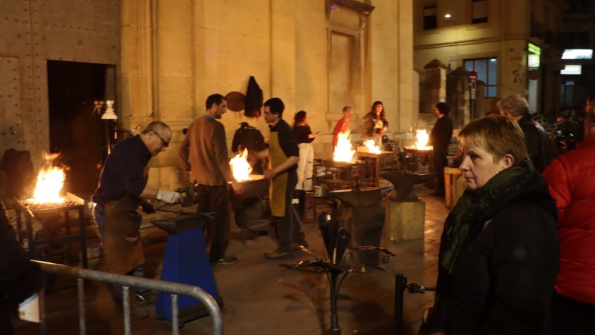 Homenatge a la nissaga de forjadors de Cal Biel durant la Fira de Sant Vicenç de l'Espluga