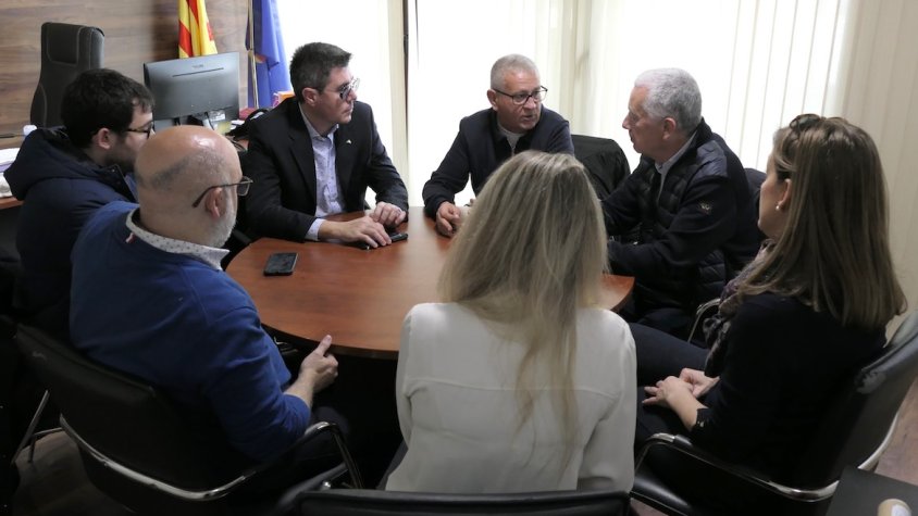 Visita a Sarral del nou president del Consorci d'Aigües de Tarragona