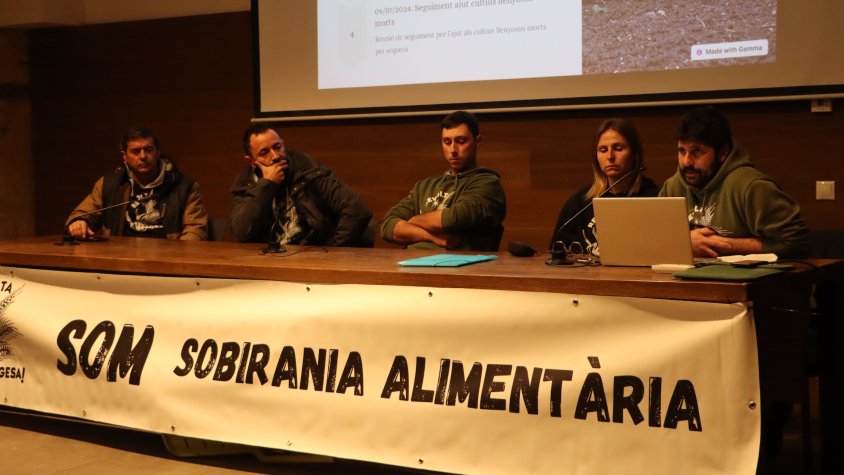 Els pagesos de la Conca de Barberà s'uniran al tall de la Panadella 