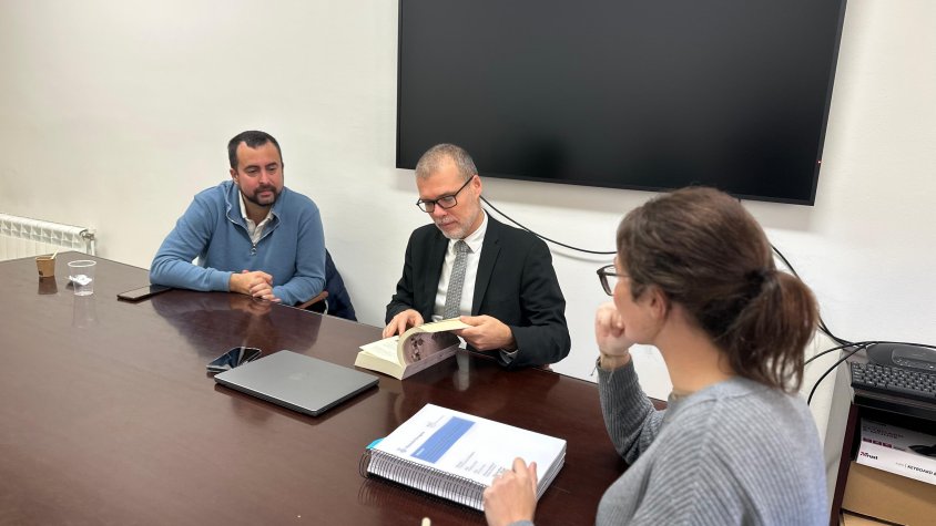 El Diputat al Congrés Josep Maria Cruset visita Pontils
