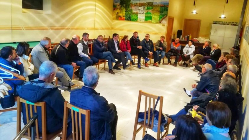 Junts per Montblanc visita les pedanies 