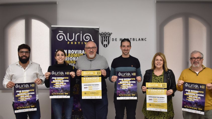 Presentació del cartell del festival Àuria 2025