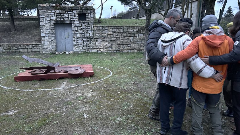 L’escultura ‘La força de la vida’ ha tornat uns dies al carrer a Santa Coloma de Queralt coincidint amb el 8-M
