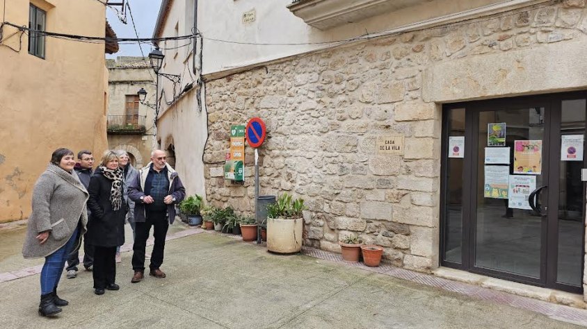 La presidenta de la Diputació de Tarragona a Vilaverd per a visitar projectes finalitzats