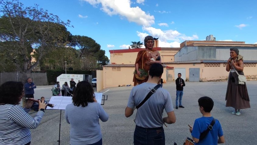 El cap de setmana es va fer un assaig obert