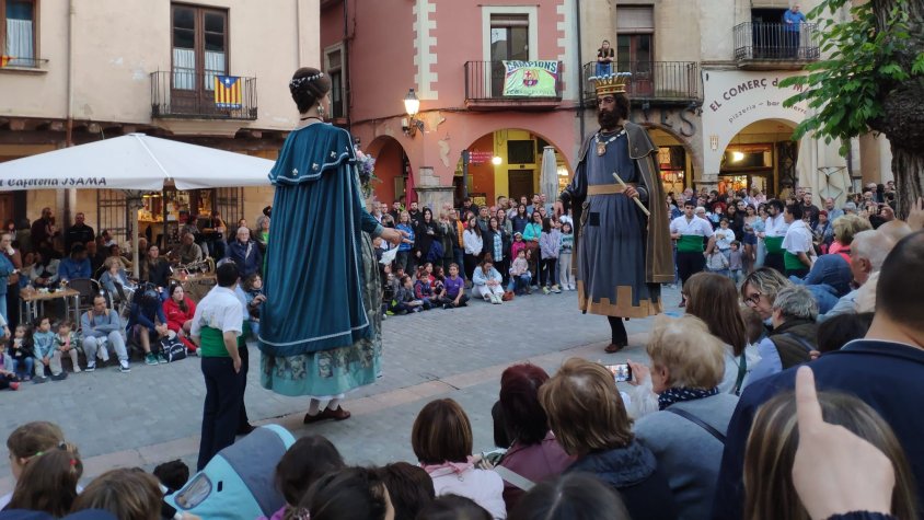 Montblanc, immers en les festes de Sant Maties