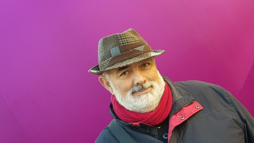 Xarli Diego i el seu pòdcast "Cave canem" al Tarraco Viva 