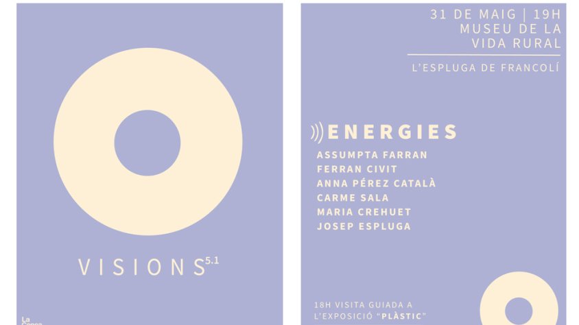 Segon debat del cicle Visions 5.1 2019 aquest divendres al Museu de la Vida Rural