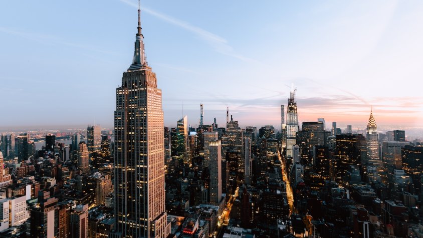 Una enze volant a Nova York