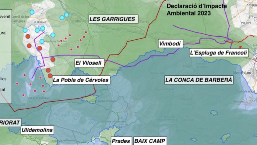 La Generalitat haurà de revocar els permisos dels polèmics parcs eòlics a les Garrigues i la Conca de Barberà