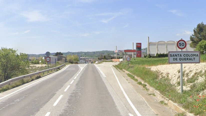 Una de les entrades de Santa Coloma de Queralt
