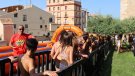 Montblanc tanca la Setmana de la Infància amb un gran tobogan aquàtic i prepara el final de festa