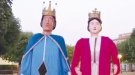 Els gegants del carrer Major de Santa Coloma de Queralt es vesteixen de gala