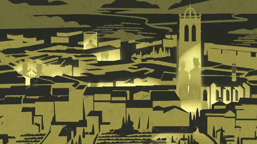 El cartell de la festa major 2025 de Santa Coloma de Queralt és obra de l’il·lustrador, director d’art i dissenyador gràfic Roger Farré