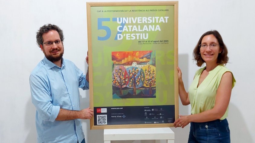 El cartell de la 57a Universitat Catalana d’Estiu s’il·lustra amb una pintura cubista de Palau Ferré