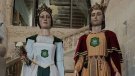 Santa Coloma presenta els seus gegants renovats, que ara es desaran al que serà el museu del folklore colomí