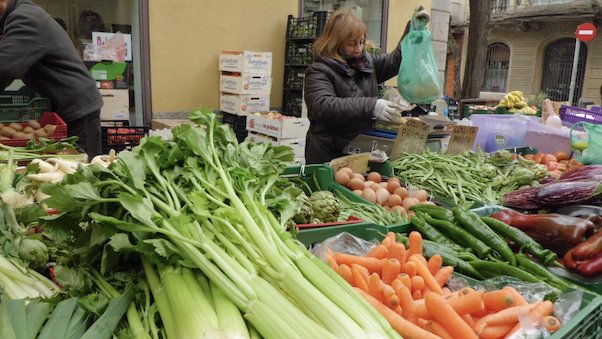 Caldes i el mercat