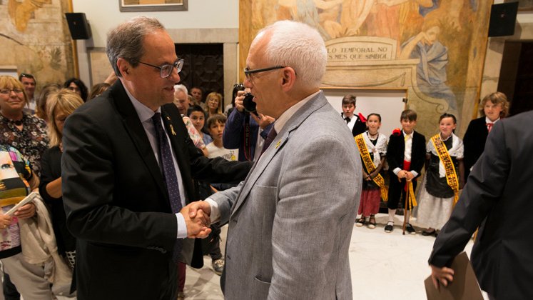 Reconeixement del President de la Generalitat a la Festa del Vot de Poble en honor al Sagrat Cor de Solivella