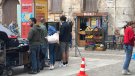 La plaça de Sant Miquel esdevé el plató de gravació d'un anunci publicitari