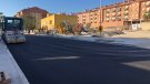 Aquesta setmana han començat les obres d'asfaltatge del carrer Senan