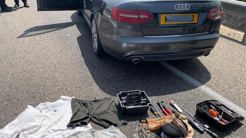 Tres detinguts a l’AP-2 a Montblanc després d’un robatori i una fugida temerària 