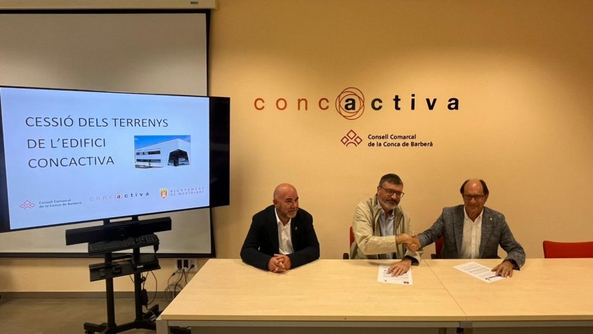 L'Ajuntament de Montblanc cedeix la finca de Concactiva al Consell Comarcal de la Conca de Barberà