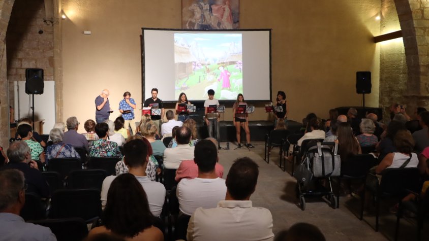 Presentació de la cantata "La flor del drac" a Montblanc