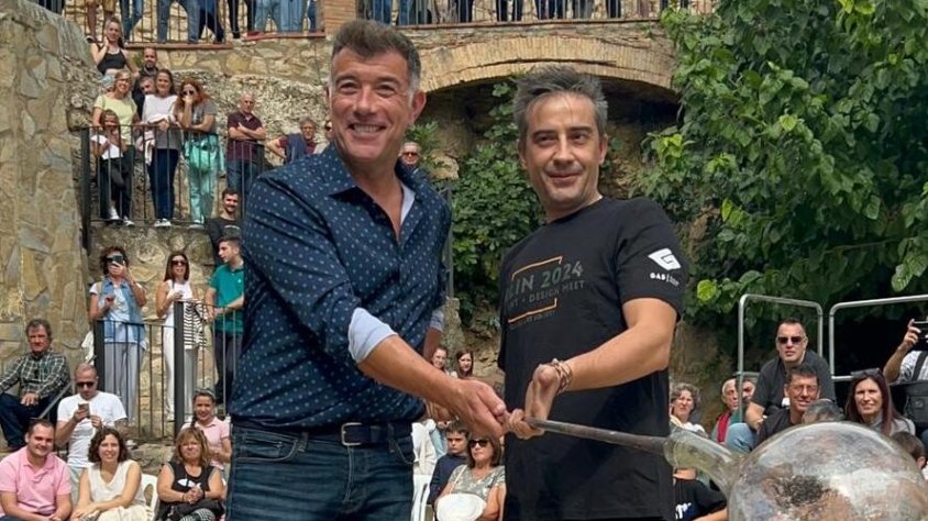 Pep Plaza, va ser nomenat vidrier d'honor l'any passat