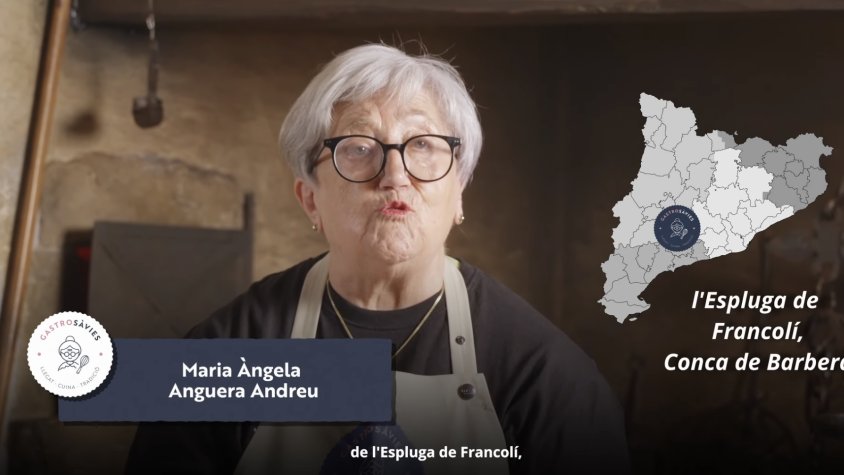L'espluguina Maria Àngela Anguera, una de les Gastrosàvies per conservar la cuina catalana