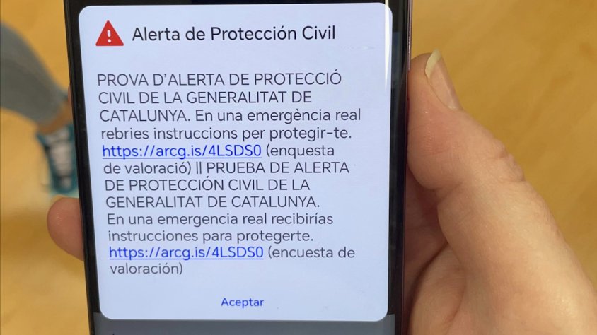 Protecció Civil ha fet una prova amb èxit del sistema d’alertes als telèfons mòbils a Tarragona, Ebre i Penedès