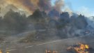 Un incendi en un camió carregat de palla mobilitza més de 20 unitats de bombers a Vilaverd
