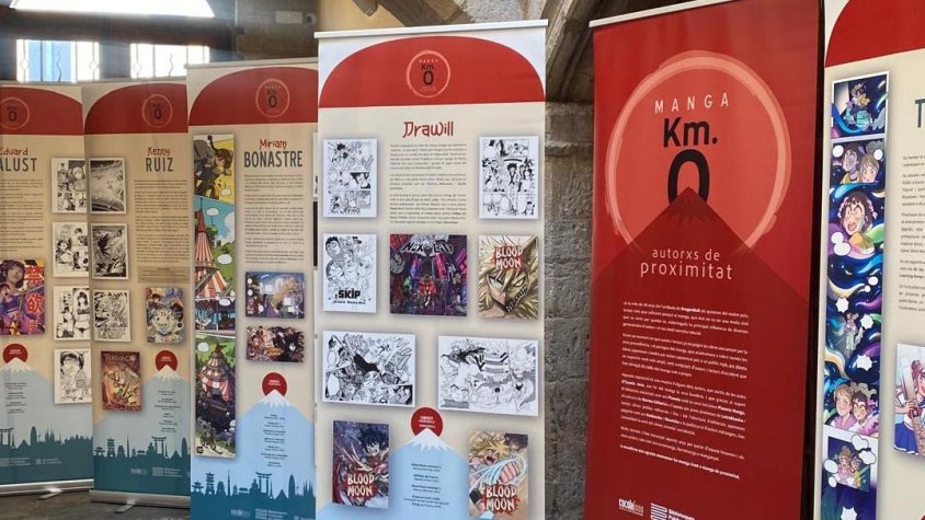 Nova exposició al pati de la Biblioteca Mossèn Ramon Muntanyola aquest mes d'octubre