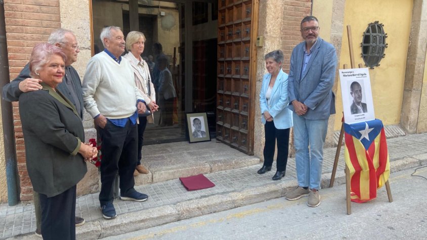 Montblanc ret homenatge a Mariano Borrell Aguilà, víctima de la repressió franquista