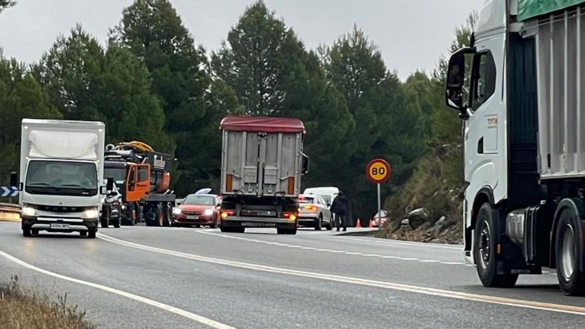 Un accident talla durant uns minuts el Túnel de Lilla
