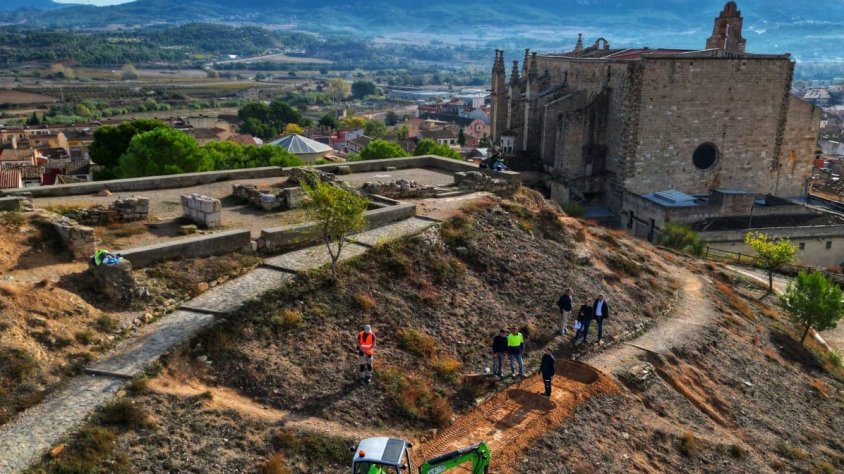 Montblanc inicia les obres de millora del Pla de Santa Bàrbara