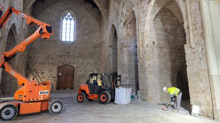 La troballa s'ha fet durant les obres de restauració de Sant Francesc
