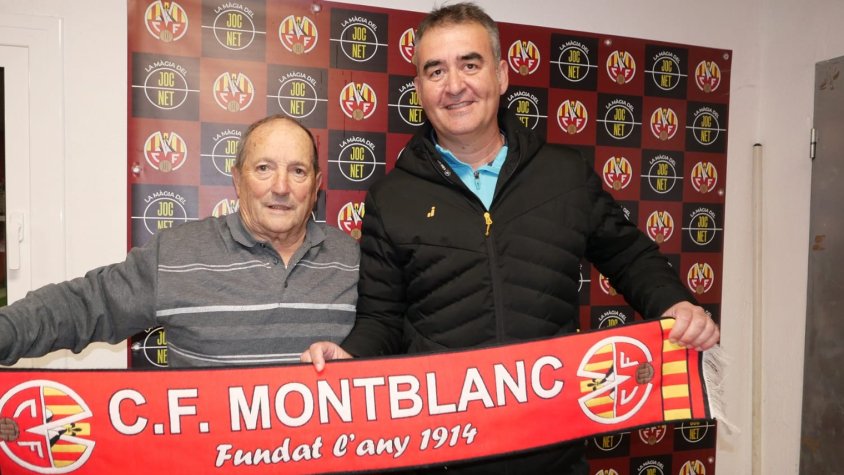 El CF Montblanc presenta Francisco José Garcia com a nou entrenador